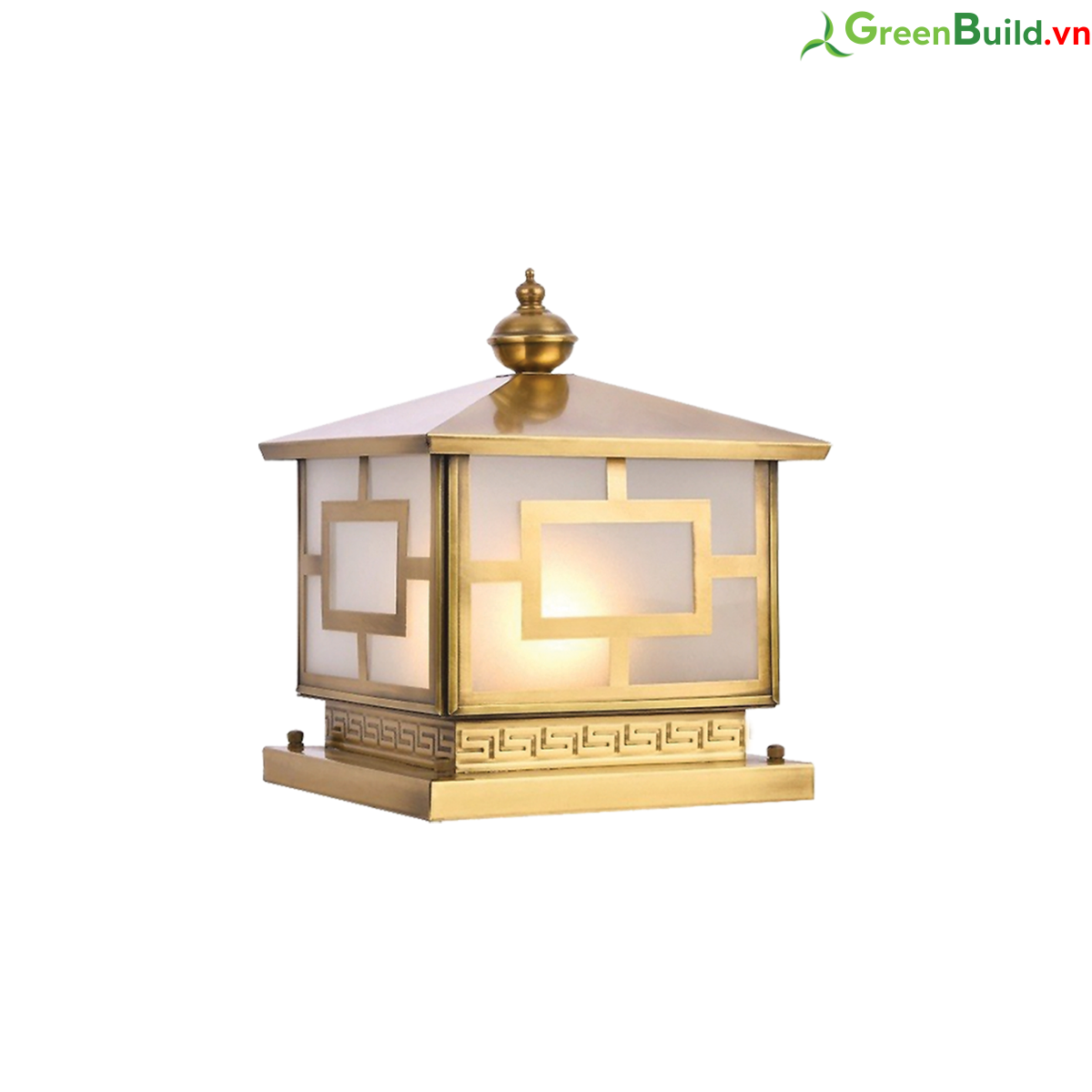 Đèn trụ cổng đồng